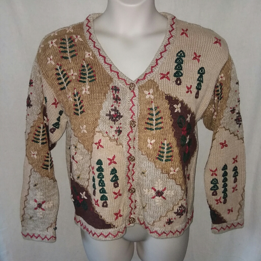 Eagles eye brown cardigan M